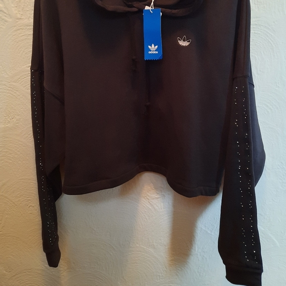 Adidas Originals Fakten Cropped Hoodie - Picture 7 of 7